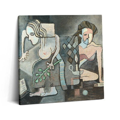 Vászonkép 60x60 Női absztrakció