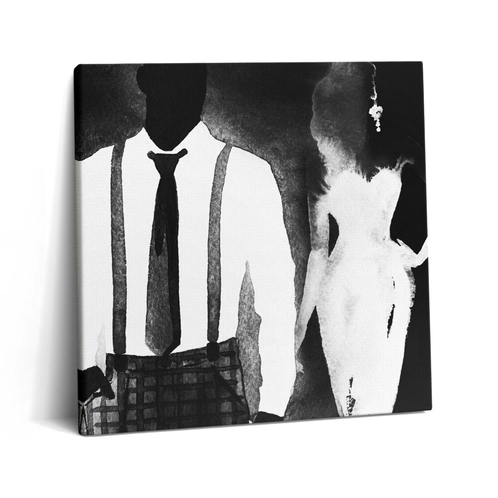 Vászonkép 60x60 Akvarell nőknek és férfiaknak