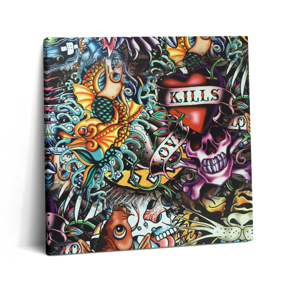 Vászonkép 60x60 Graffiti tetoválás