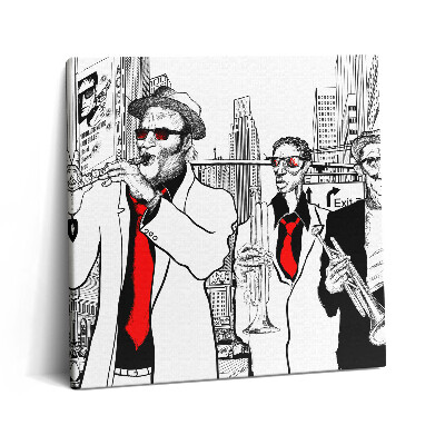 Vászonkép 60x60 jazz zenekar