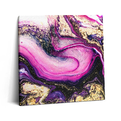 Vászonkép 60x60 Márvány absztrakció arannyal