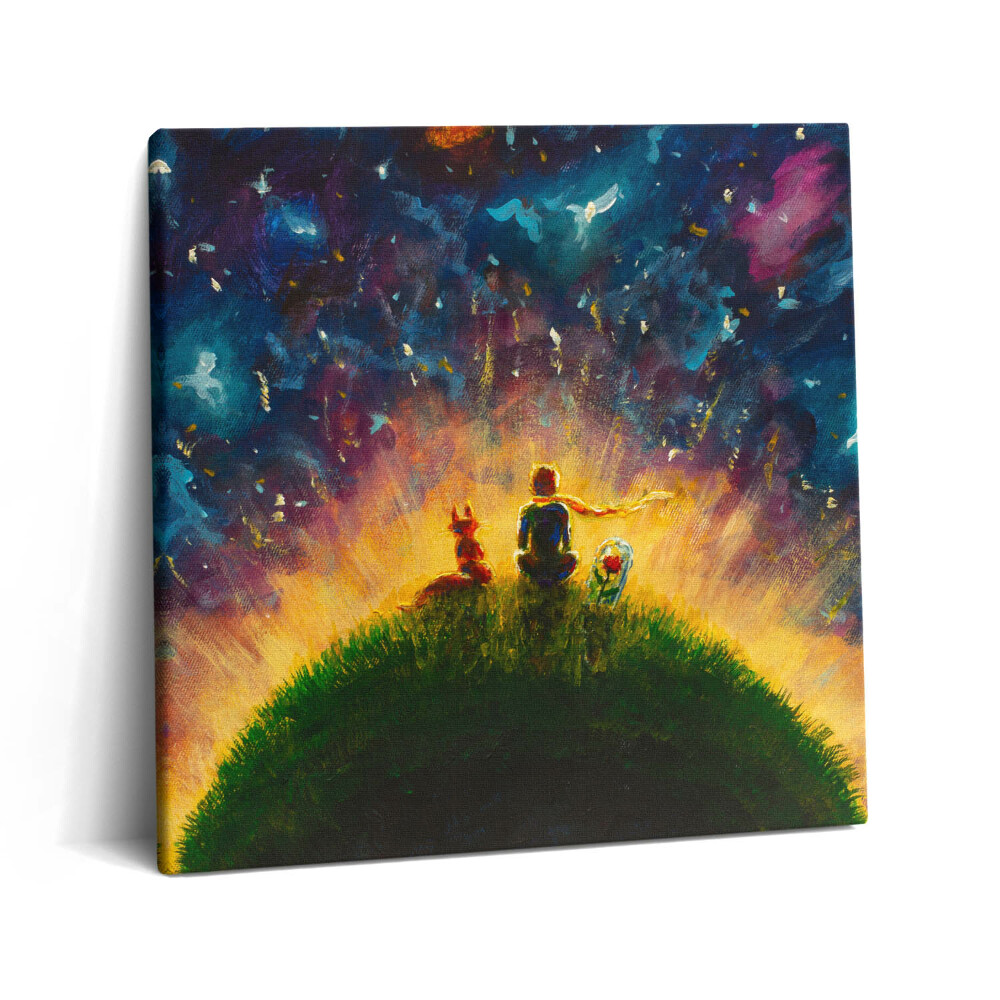 Vászonkép 60x60 A kis herceg absztrakt illusztrációja