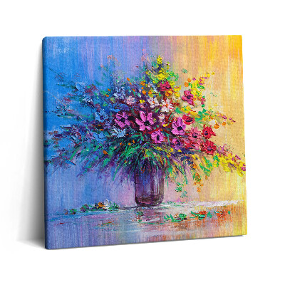 Vászonkép 60x60 Virágok vázában