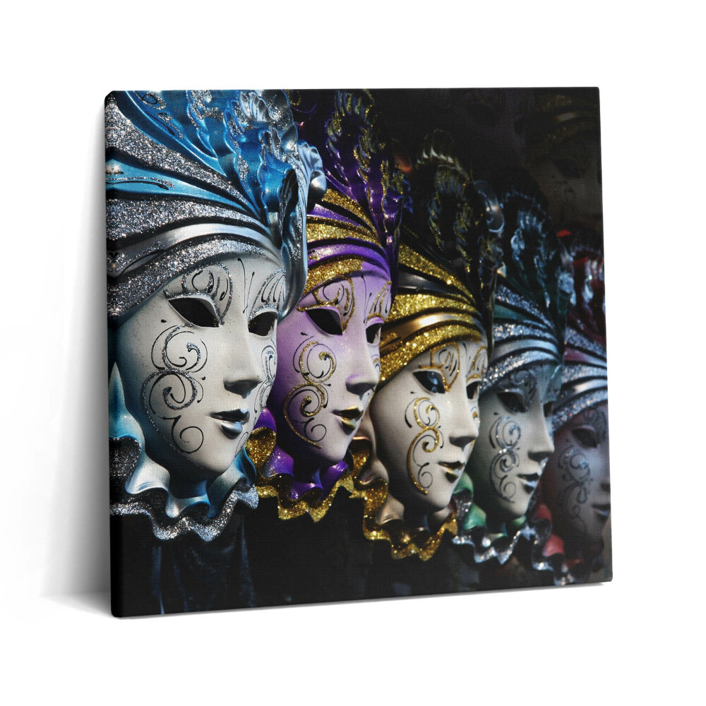 Vászonkép 60x60 Velencei maszkok