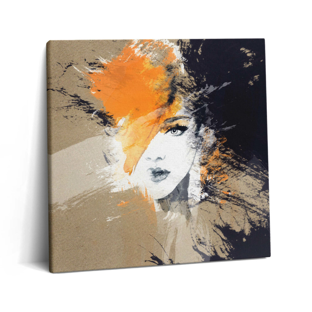 Vászonkép 60x60 Egy nő absztrakt portréja