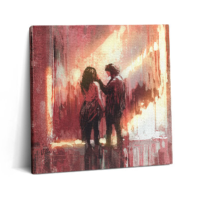 Vászonkép 60x60 Fiatal szerelmespár