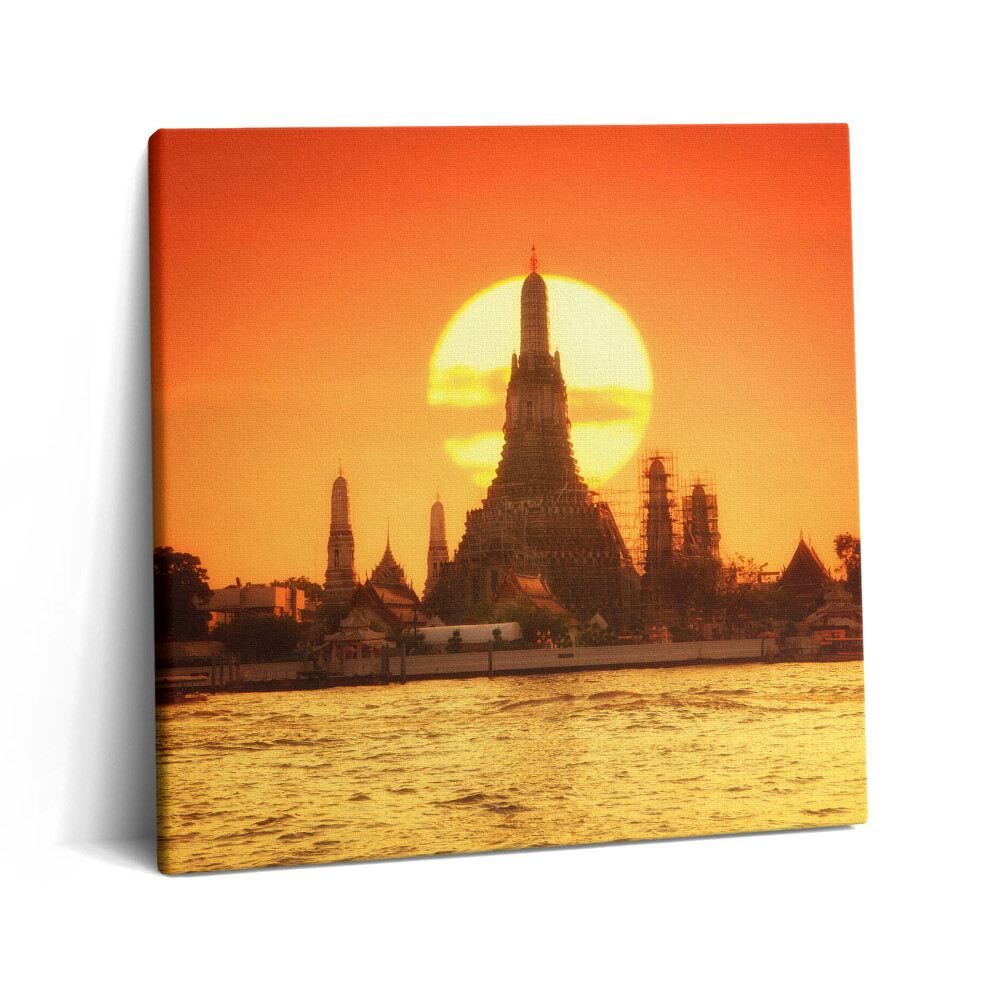 Vászonkép 60x60 Wat arun Bangkok Thaiföld