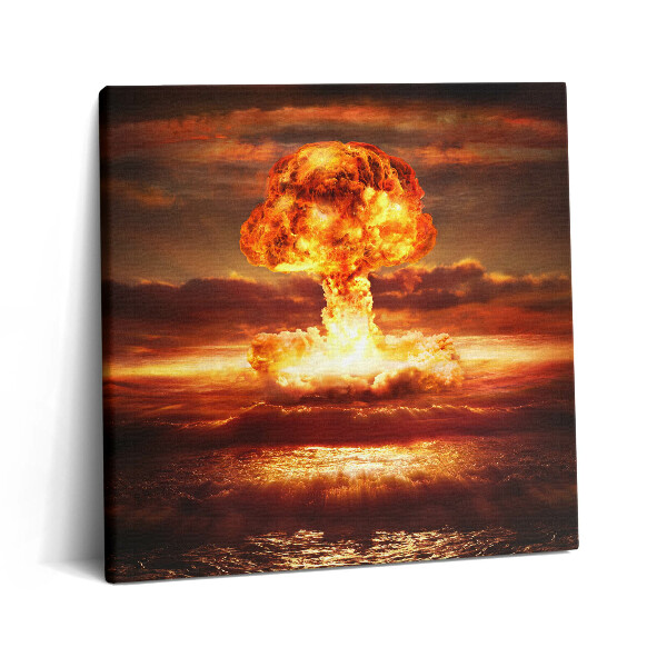 Vászonkép 60x60 Atombomba robbanás