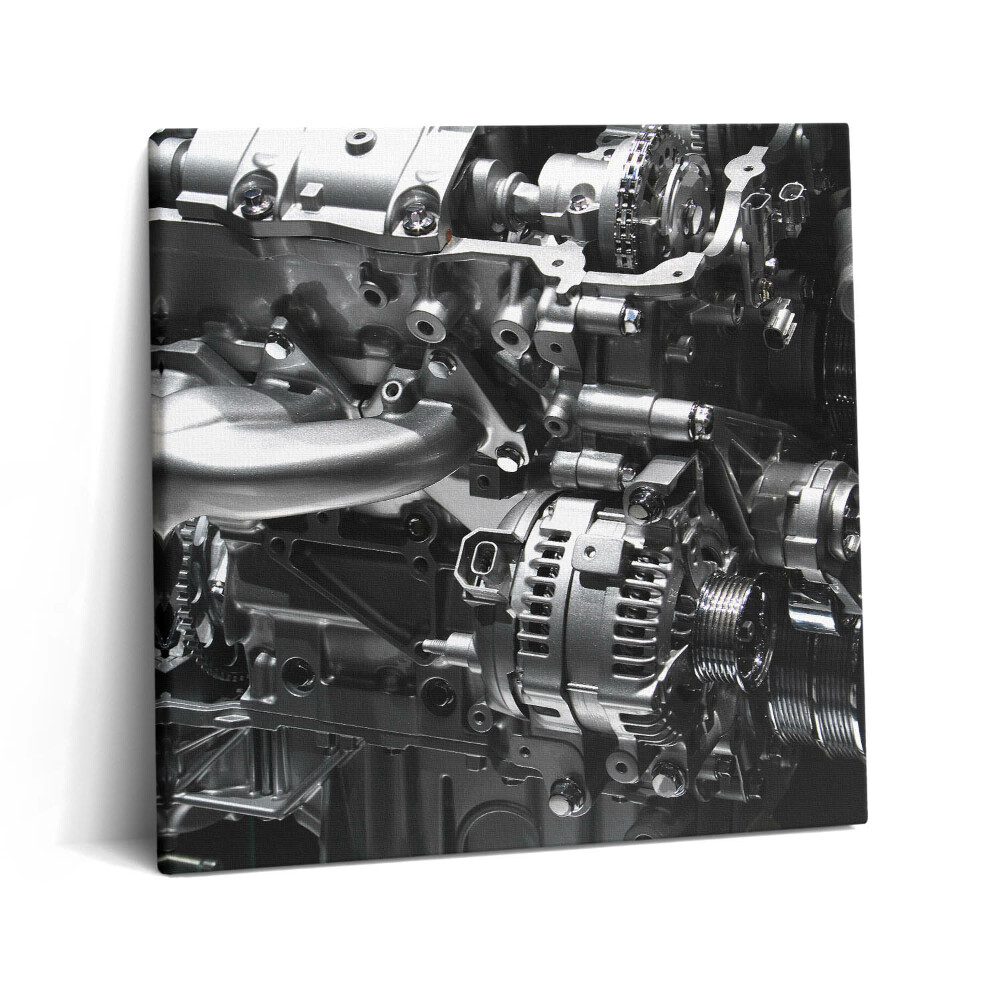 Vászonkép 60x60 Egy autó motorjának egy része