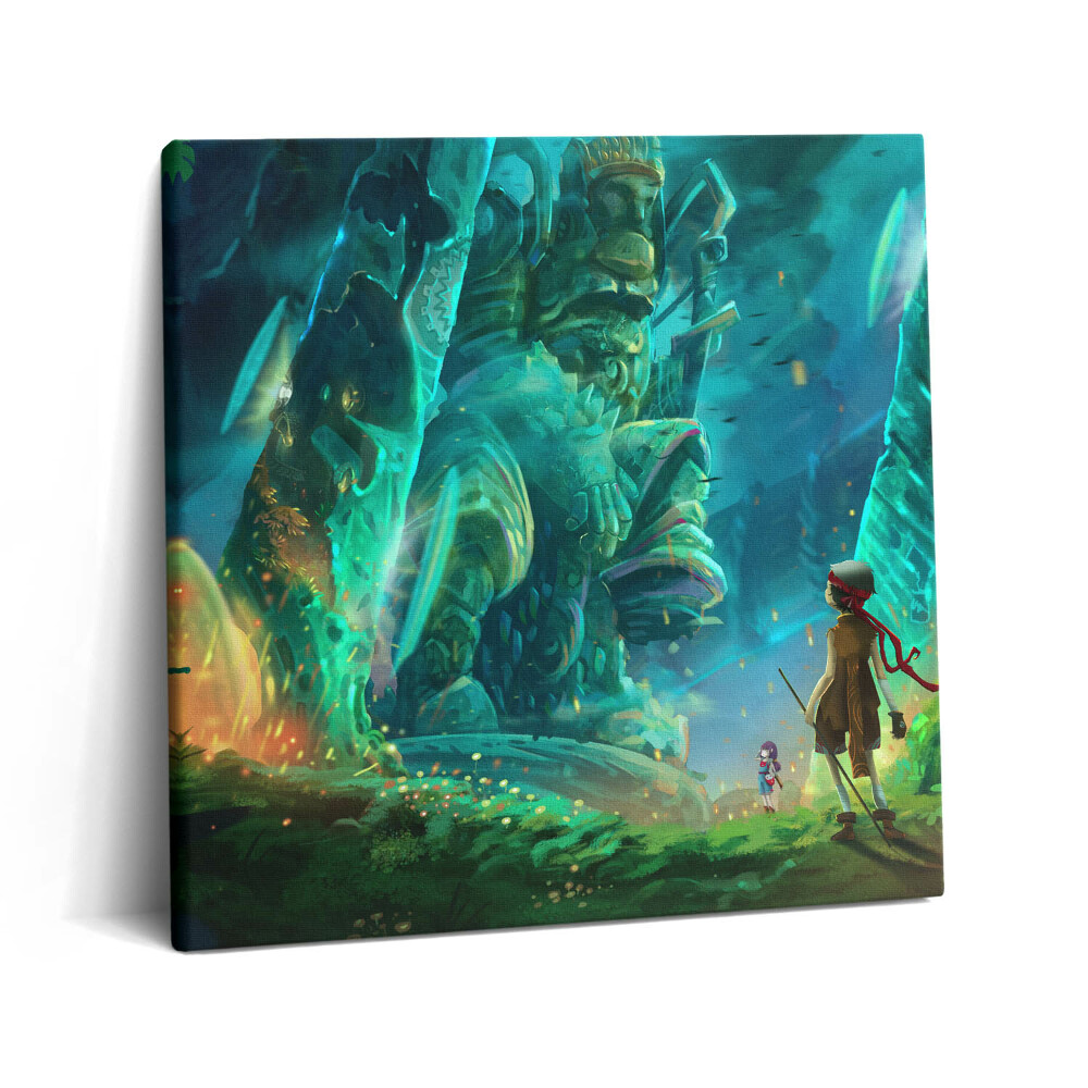 Vászonkép 60x60 Gyerekek egy meseerdőben