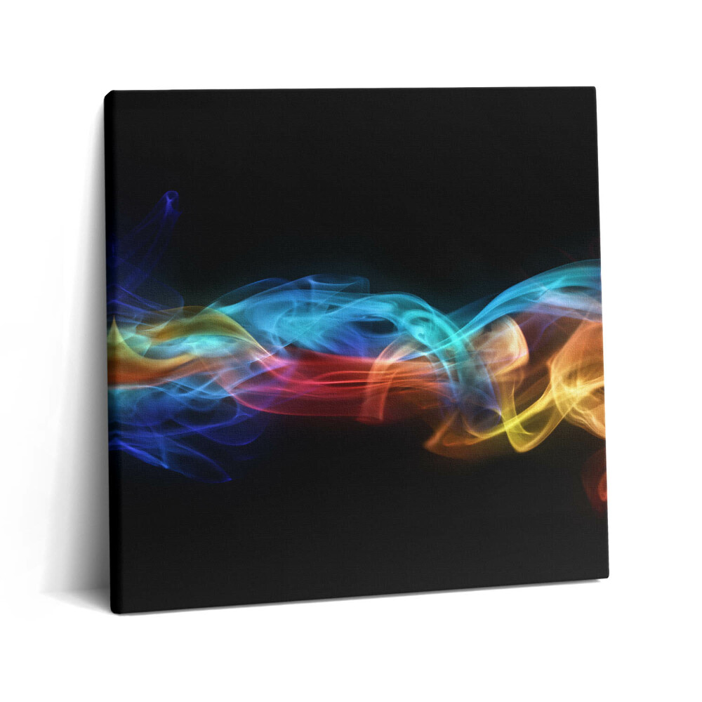 Vászonkép 60x60 Színes absztrakt fényvonalak