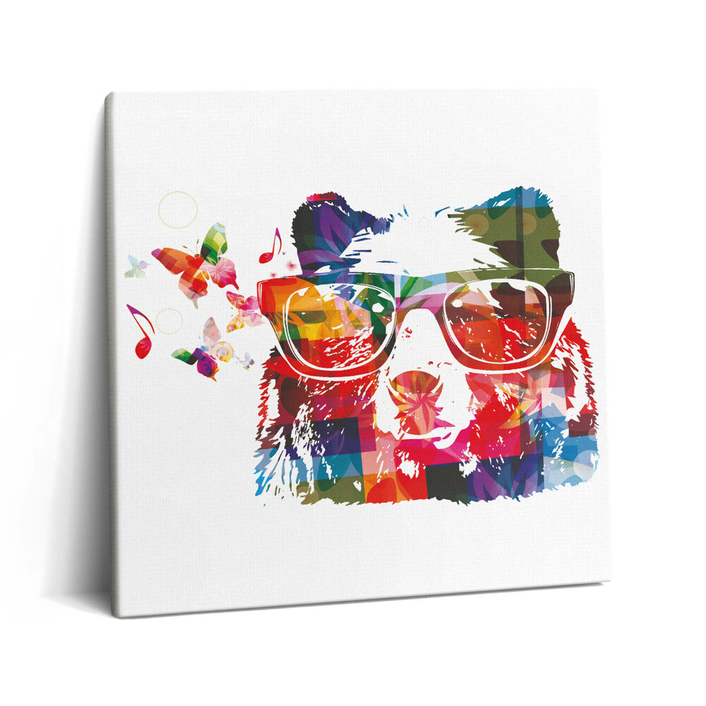 Vászonkép 60x60 Medvefej