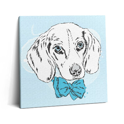 Vászonkép 60x60 Aranyos kiskutya és kutya