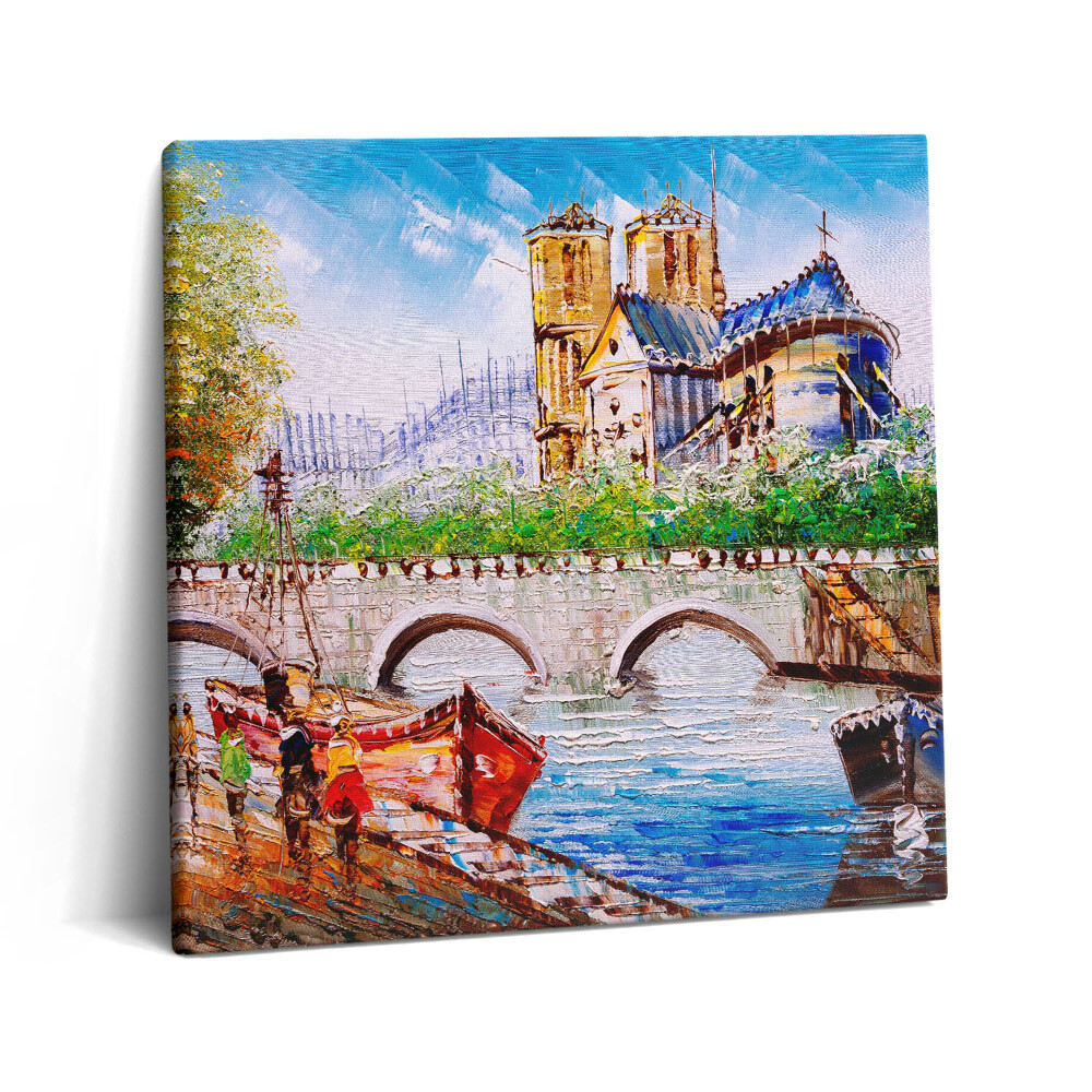 Vászonkép 60x60 Egy hajó festménye