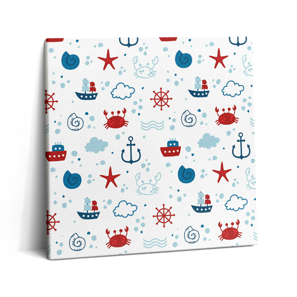 Vászonkép 60x60 Tengeri tengeri minták