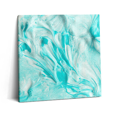 Vászonkép 60x60 Absztrakt kék tapéta