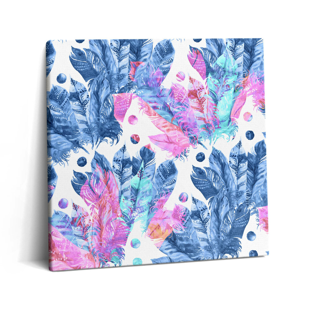 Vászonkép 60x60 Színes tollak