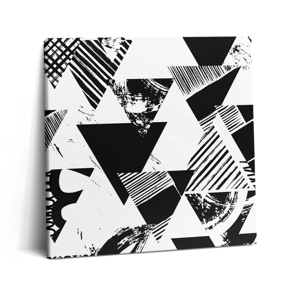 Vászonkép 60x60 Absztrakt geometriai mintás háromszögek