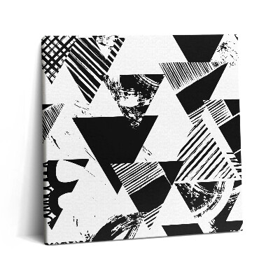 Vászonkép 60x60 Absztrakt geometriai mintás háromszögek