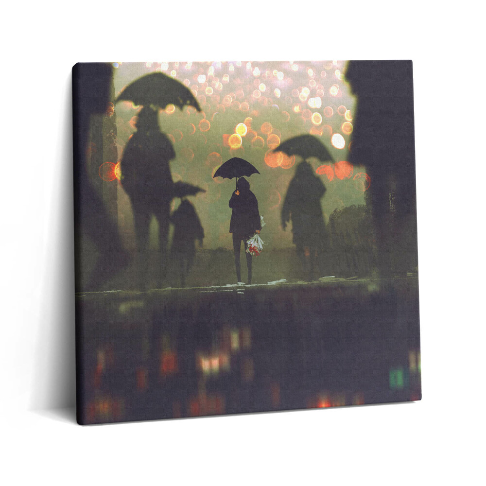 Vászonkép 60x60 Emberek árnyékkal