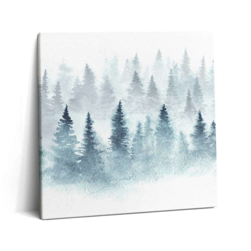 Vászonkép 60x60 Téli erdő