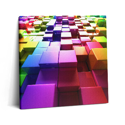 Vászonkép 60x60 Színes kockák