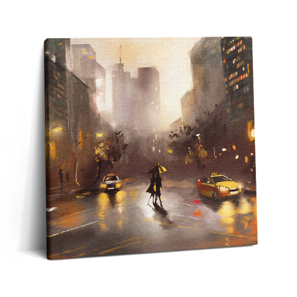 Vászonkép 60x60 New York utcai látképe