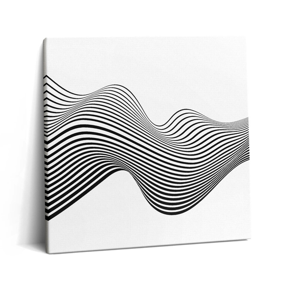 Vászonkép 60x60 Lineáris optikai művészet