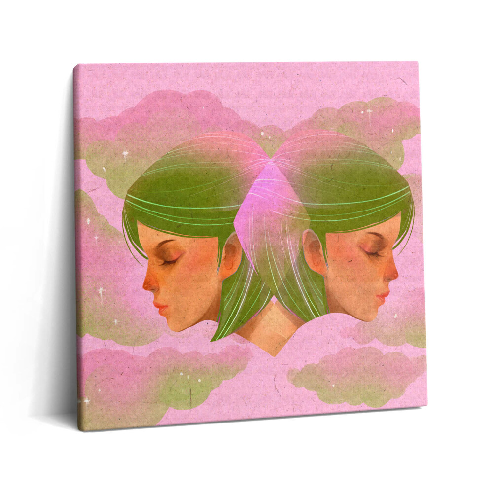 Vászonkép 60x60 Absztrakt női portré