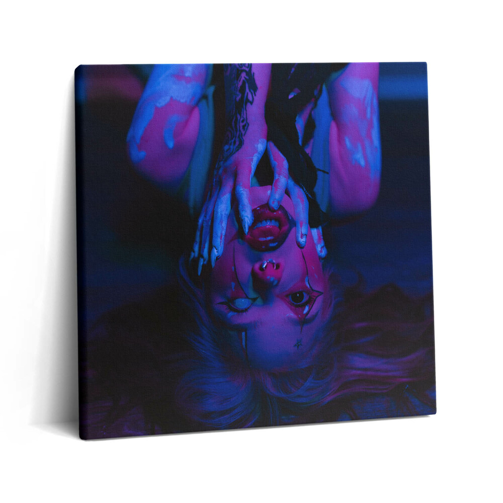 Vászonkép 60x60 Lány joker tetoválással