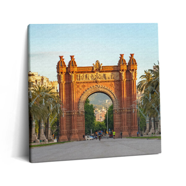 Vászonkép 60x60 Diadalív Barcelona Katalónia