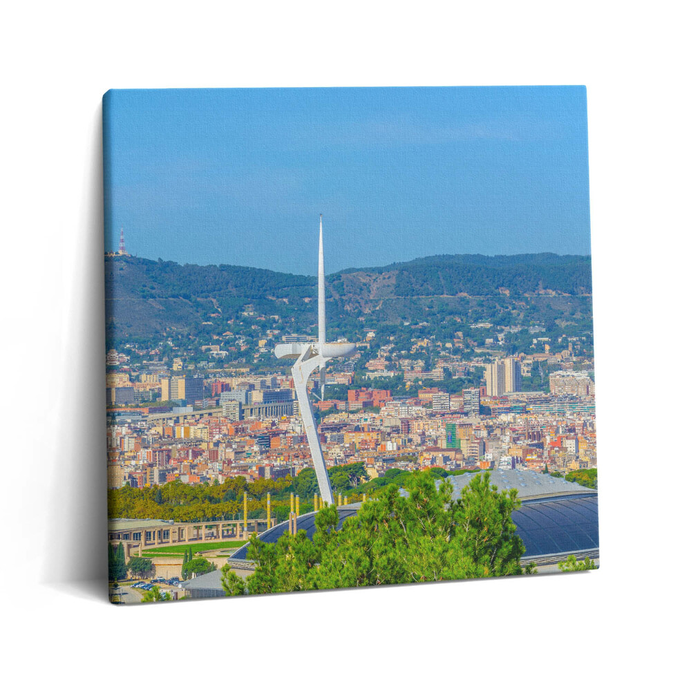 Vászonkép 60x60 Olimpiai park Barcelonában Katalóniában