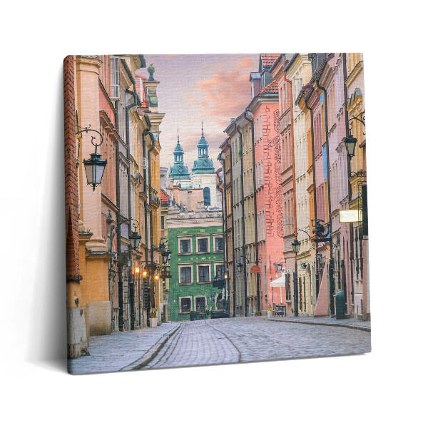 Vászonkép 60x60 Varsó óvárosa