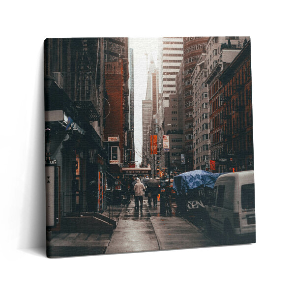 Vászonkép 60x60 New York utcái és emberei