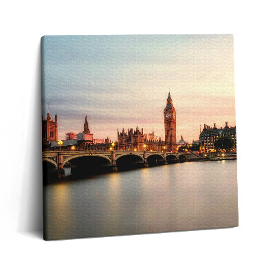 Vászonkép 60x60 A londoni Big Ben panorámája