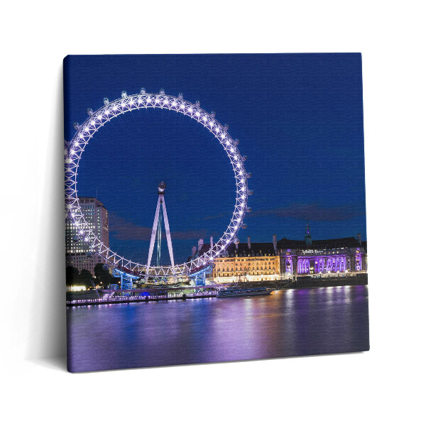 Vászonkép 60x60 Óriáskerék London Eye London