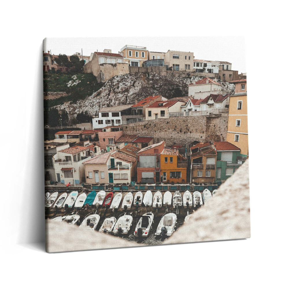 Vászonkép 60x60 A hajó és az óváros