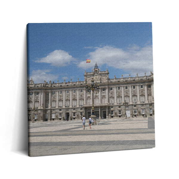 Vászonkép 60x60 Történelmi palota Madridban