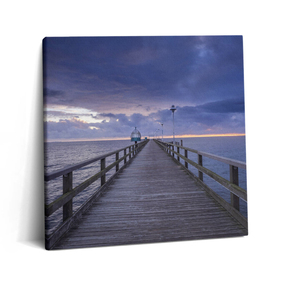 Vászonkép 60x60 Móló a Balti-tengeren