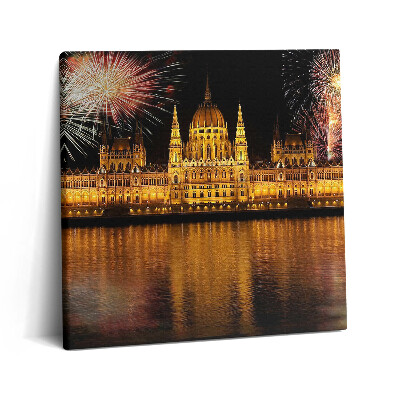 Vászonkép 60x60 Magyar Parlament épülete