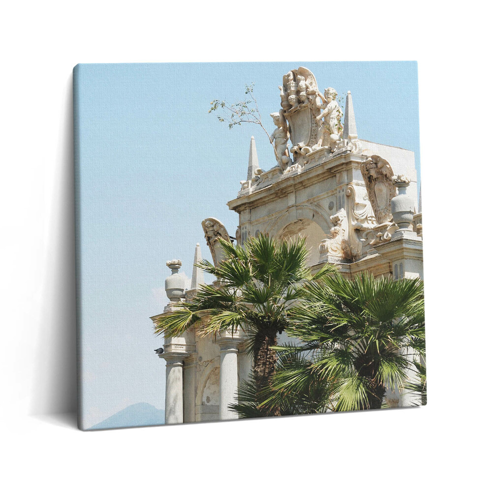 Vászonkép 60x60 Fountain Del Gigante Nápoly