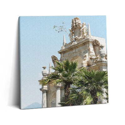 Vászonkép 60x60 Fountain Del Gigante Nápoly