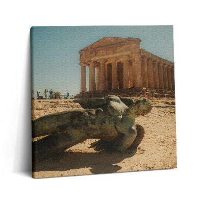 Vászonkép 60x60 A templomok völgye Szicíliában Olaszországban