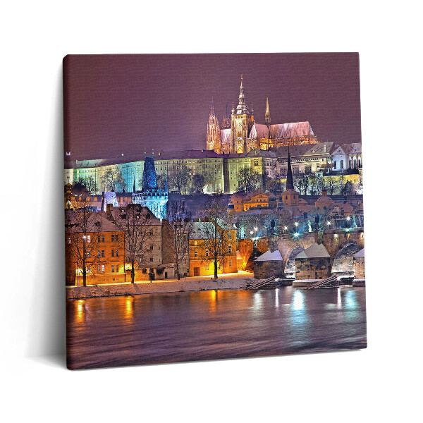 Vászonkép 60x60 Prágai várnegyed