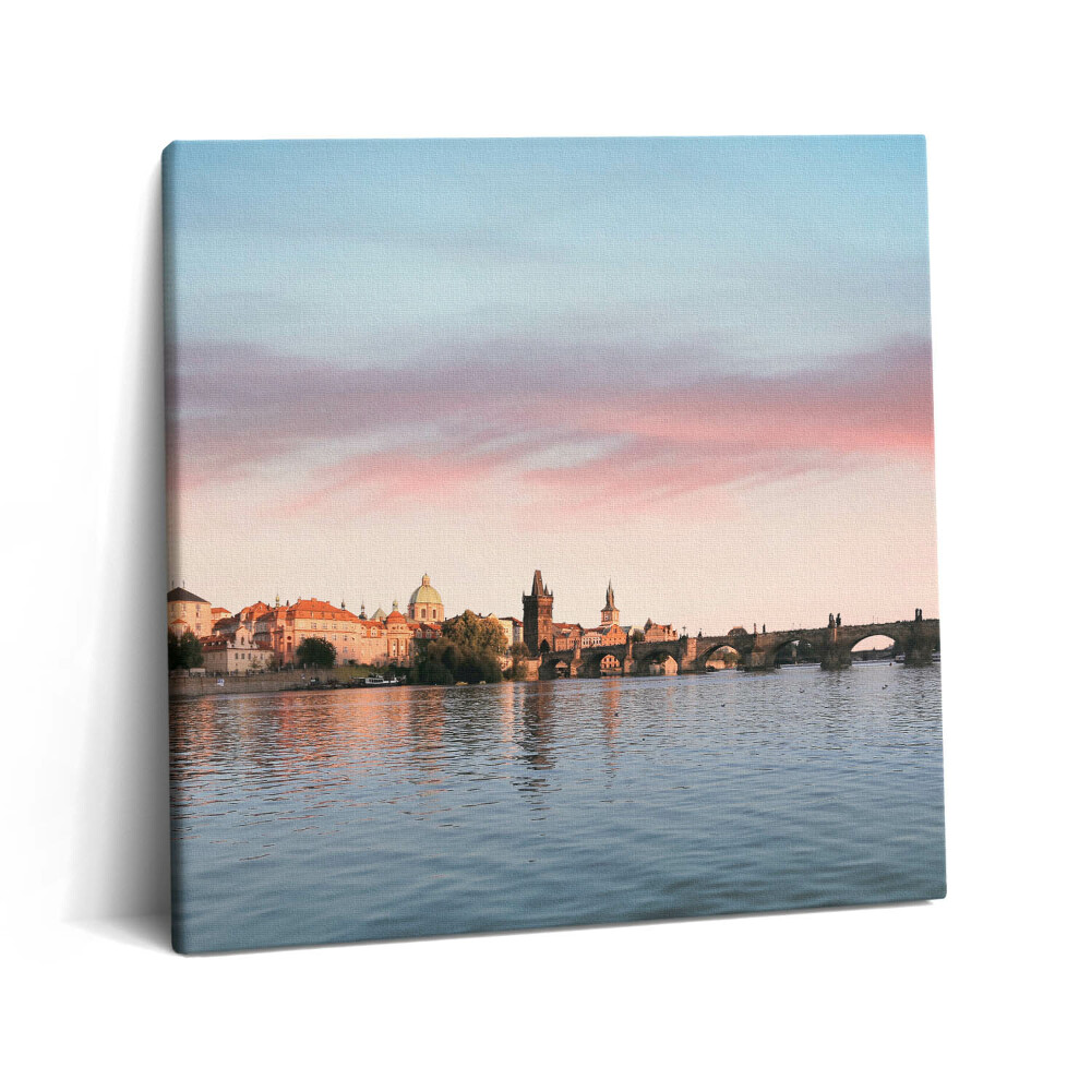 Vászonkép 60x60 Károly-híd Prágában