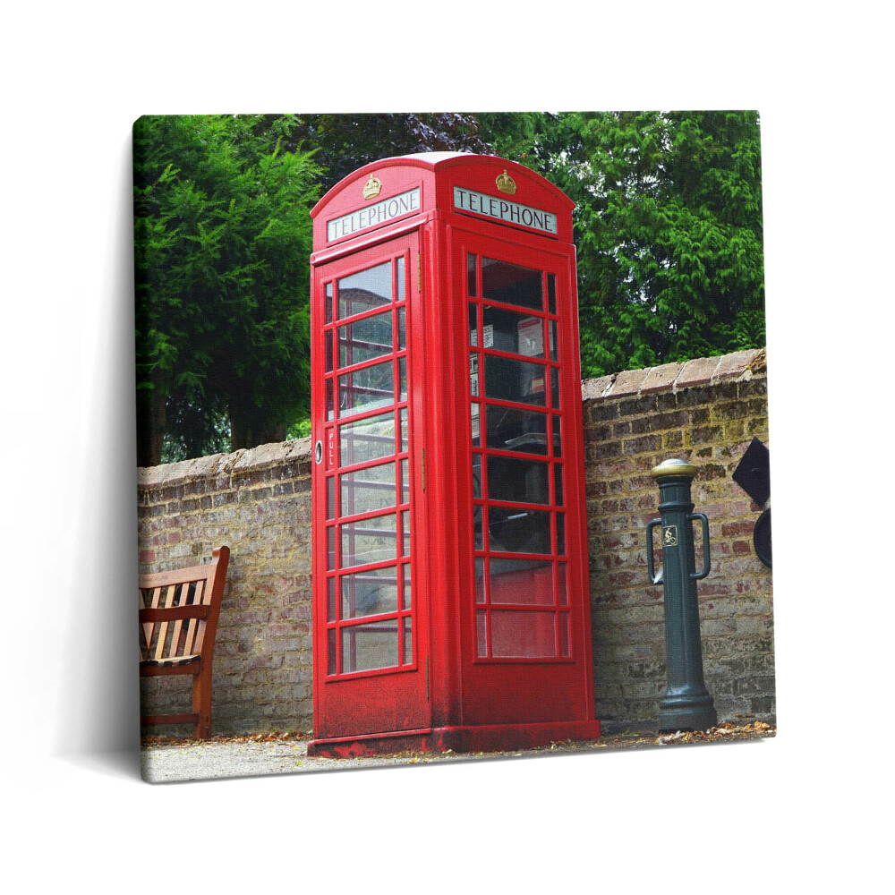 Vászonkép 60x60 Piros telefonfülke