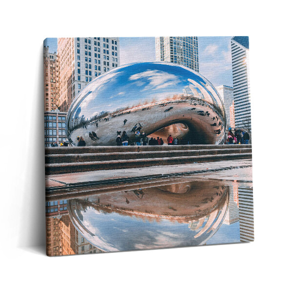 Vászonkép 60x60 Chicagói felhőkapu