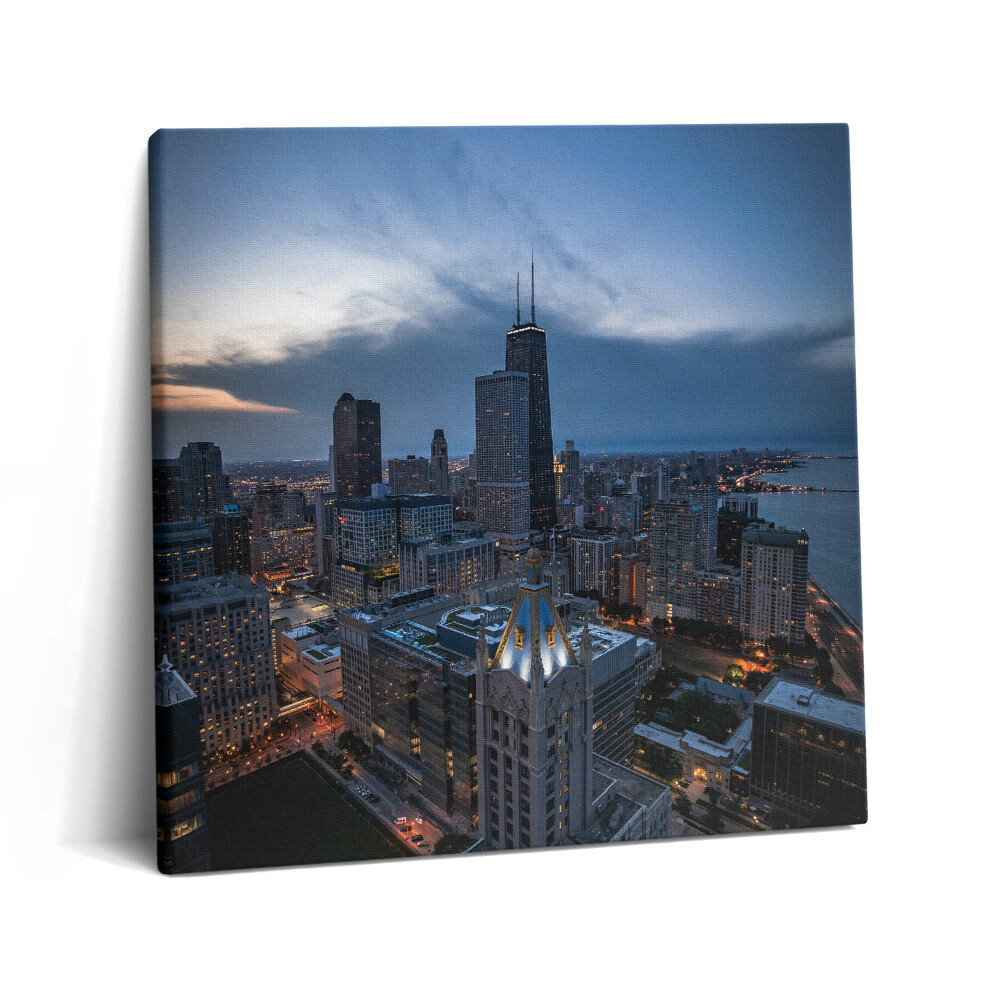 Vászonkép 60x60 Chicago városának fényképe