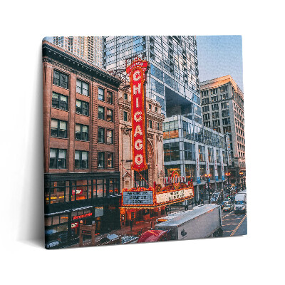 Vászonkép 60x60 Chicago épületeinek fényképe