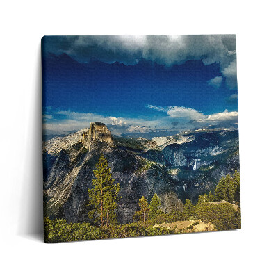 Vászonkép 60x60 Hegycsúcsok